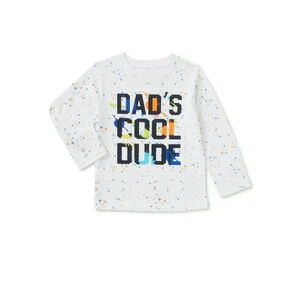 Garanimals Toddler Boy "Dad's Cool Dude" 
Long-Sleeve T-Shirt